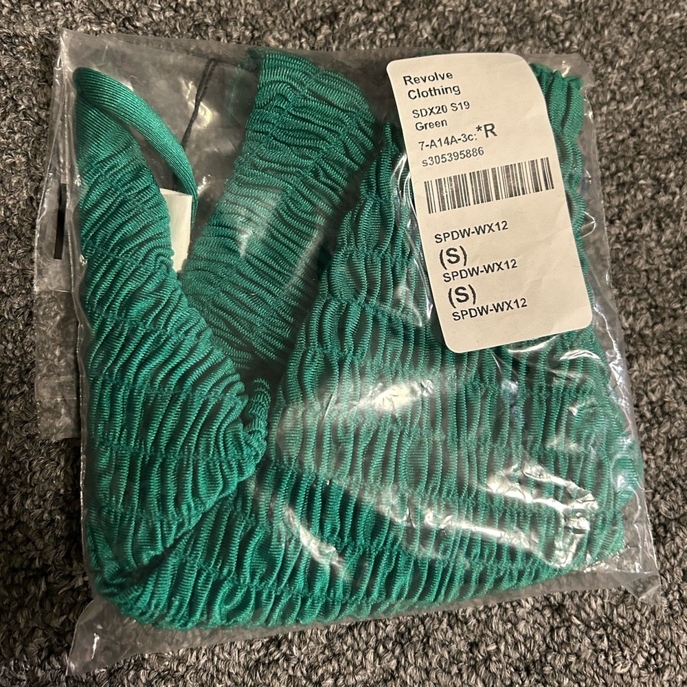 NWT superdown Green Bikini Bottom Sz S